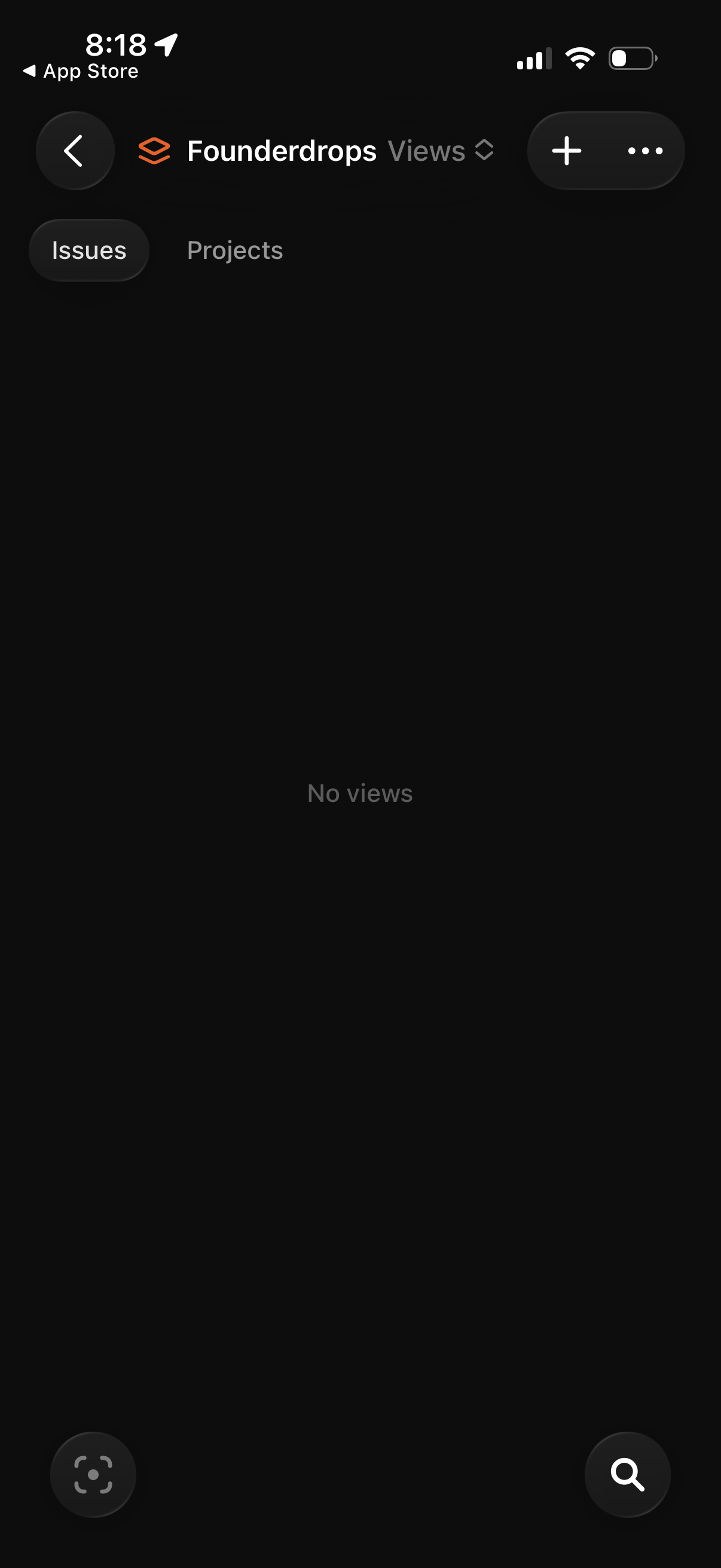 linear empty-state screenshot